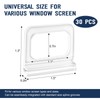 Window Screen Pull Tabs 30 Pack Replacement Universal Spline Channel
