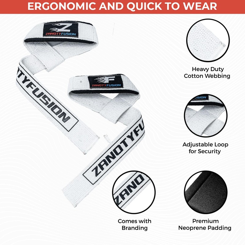 Weight Lifting Straps | Wrist Support Powerlifting Strap | Heavy
