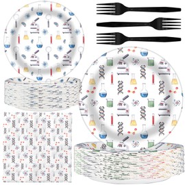Science Party Decorations - Science Party Plates and Napkins for Kids Birthday Party, Serves 40 Guests