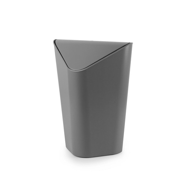 Umbra Square Trash Can with Swing Lid Pail Trash Can Dust Box Red Corner Can