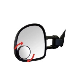 CIPA-USA HotSpot Mirror Blindspot Round CIPA 49104 Convex Adjustable Stick-On Mount 2"