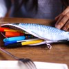 SIVZUMO 1 x Fish Shaped Pencil Case Novelty Fish Pencil