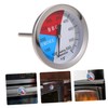 BESPORTBLE 3pcs Thermometer Dual Scale Temperature Gauge for Charcoal Grill