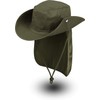 normani Summer hat with neck protection and wide brim -
