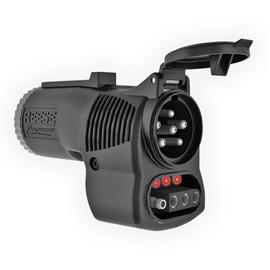 Reese Towpower 85350 Adapter with LED Circuit Tester (7-Way Blade to 6-Pin or 4-Way Flat), Regular