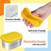 IUAOWEI 5Pack 8oz Stainless Steel Snack Containers for Kids,Small lunch