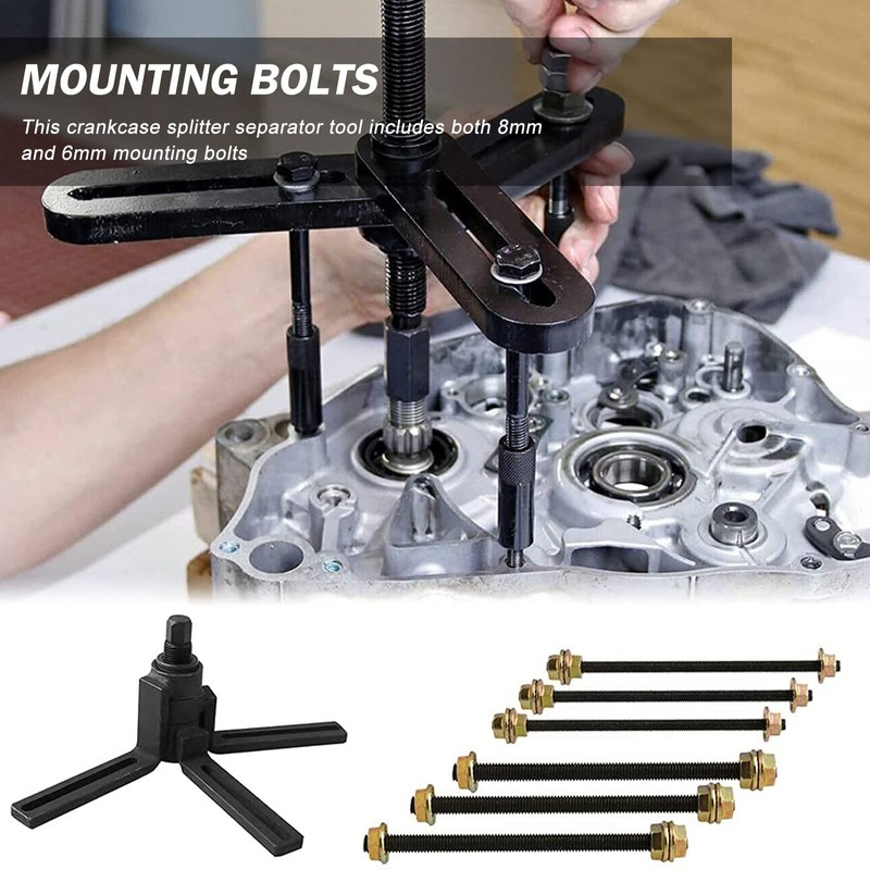 RYANSTAR RACING Crank Case Splitter Separator and Crank Puller Installation