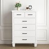 IDEALHOUSE Dresser for Bedroom with 6 Drawers, 45" Tall White