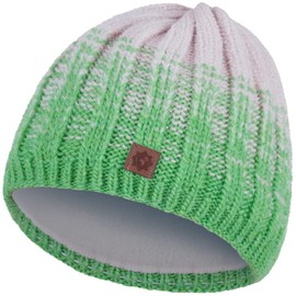 Compagno Children's Winter Hat for Girls and Boys 2-10 Years Beanie Knitted Hat Colourful Size, Green