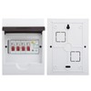 3 Way Fuse Box for 63A 30mA RCD+3MCB(6A+16A+32A) Power Supply