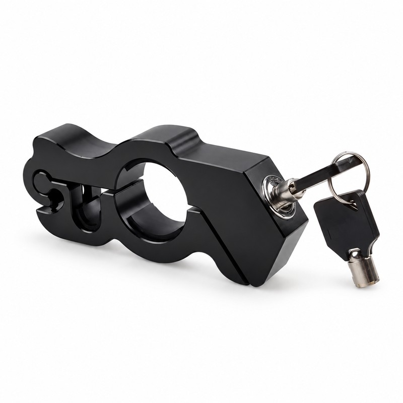 Motorcycle Handlebar Brake Lock for Parking Security – Keyed Brake
