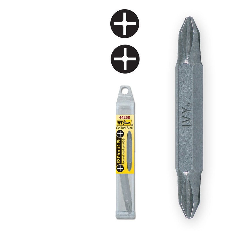 IVY Classic 44258 2-Inch #2 Phillips x #2 Phillips Double-End