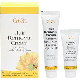 Gigi Hair Removal Cream for The Face, 1 oz & Calming Balm .5 oz