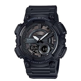 Casio Watch Casio Collection 【Domestic Regular Product】AEQ-110, all black, watch