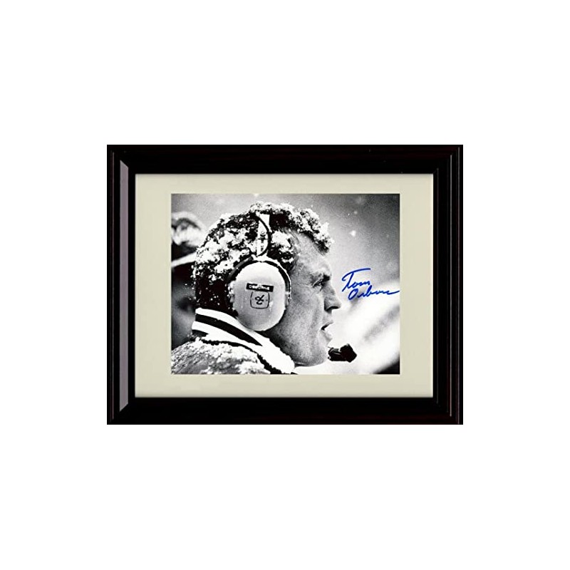 Tom Osborne Autograph Promo Print - Nebraska Football- in The