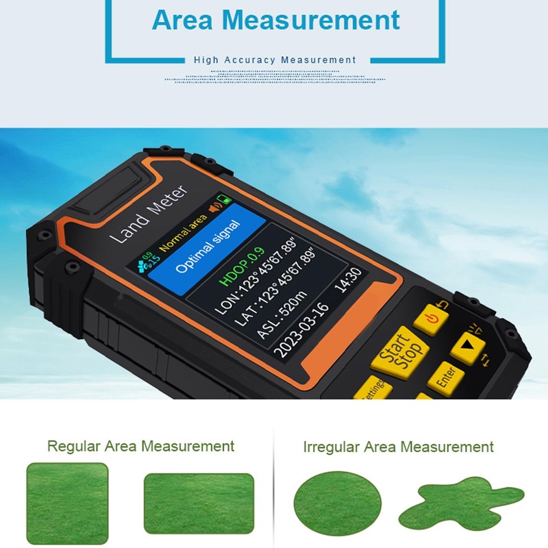 Handheld GPS Survey Equipment, S3 Land Area Meter with 4