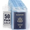 Mifflin Passport & Card Holders (Clear, 102x152 mm, 50 Pack),