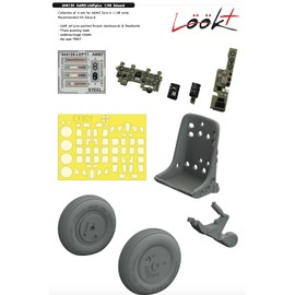Eduard EDU644134 1/48 Look Plus Mitsubishi A6M2 Zero Type Ship Fighter Instrument Board Parts Set (For Eduard) Plastic Model Parts
