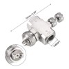 uxcell Air Atomizing Nozzle, 1/4BSPT Misting Low Pressure Mix Type
