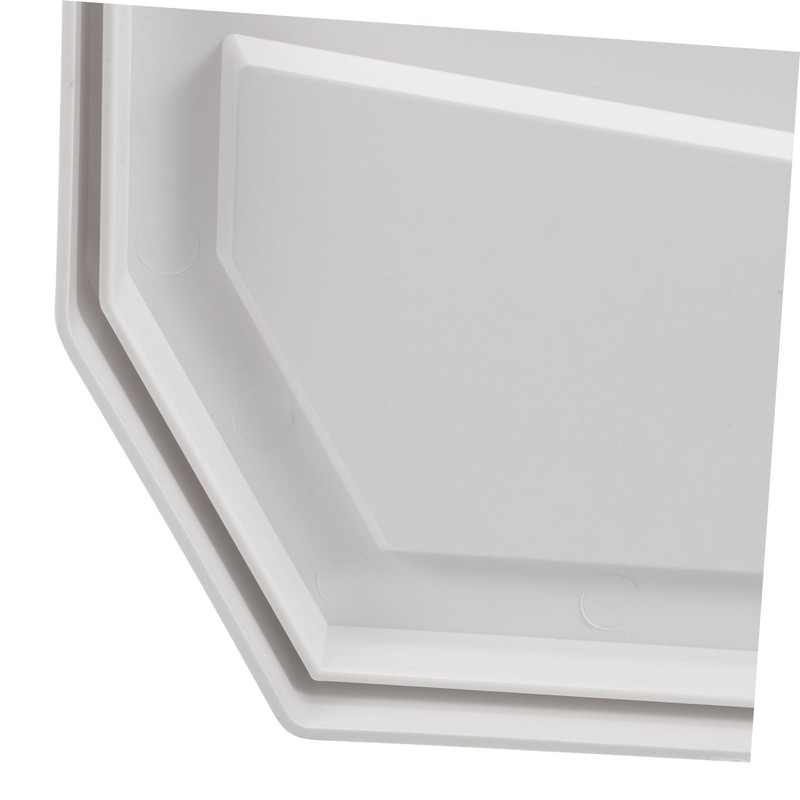 TEHAUX PVC Gutter End Cap Gutter Downspout End Seal Rainwater