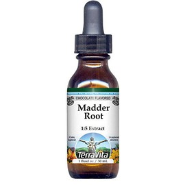 Madder Root Glycerite Liquid Extract (1:5) - Chocolate Flavored (1 oz, ZIN: 522690) - 3 Pack