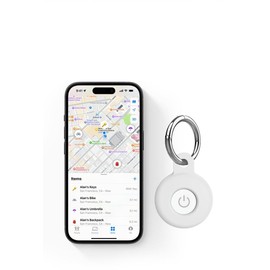 ThinkMRO GTag with Find My Keep Track of and find Your Keys,Wallet,Luggage,Backpack and More Simple one-tap Set up with Phone.Global Positioning Bluetooth Selfie Remote (1,2,4) (1)