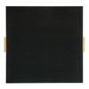 HofferRuffer Extra Large Square Serving Tray, Elegant Faux Leather Ottoman