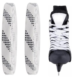 EIHI Professional Laces for Ice Hockey Skates, Waxed, Also Suitable for Inline Skates and Roller Skates, 244 cm, blue