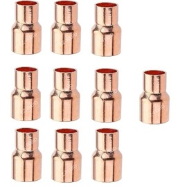 EZ-FLUID 1" x 3/4" Bushing Reducer Coupling FTG X C, Bushing it Fits Into Copper Fitting Not Over Copper Pipe, Sweat Solder Connection,Residential,Commercial Plumbing LF(10)