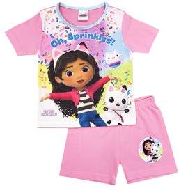 Girls Gabbys Dollhouse Short Pyjamas (Gabbys Dollhouse - Shorty, 2-3 Years)