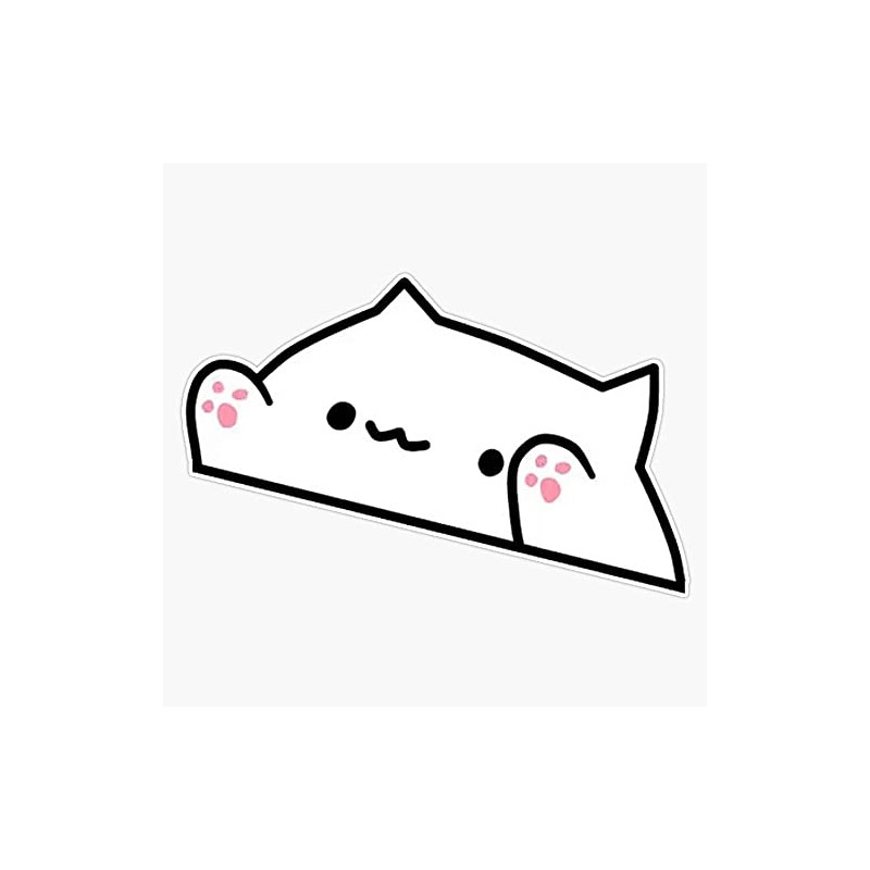 Magnet Bongo Cat Magnet Bumper Sticker Car Magnet Flexible Reuseable