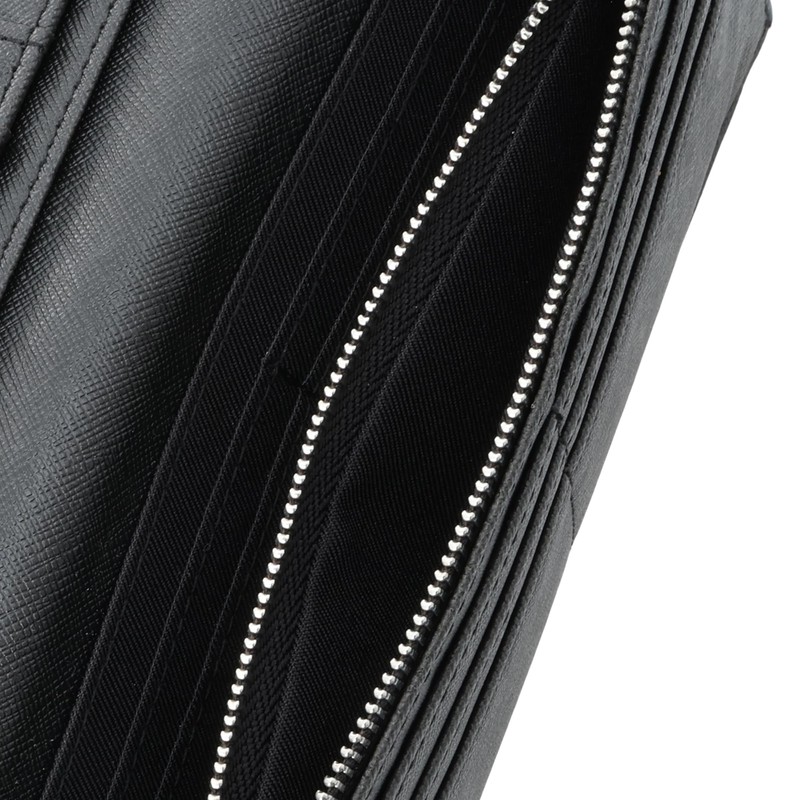 Admiral ADLI-02 Men's Bifold Long Wallet, Business, I-Shaped Zipper, Coin
