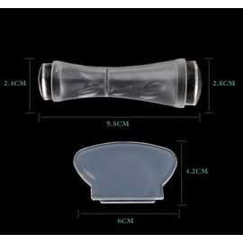 Genaric Nail Art Stamper Manicure Jelly Silicone Stamper & Scraper Transfer Tool Kit