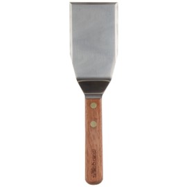 Traditional 85849CP 4" x 3" Hamburger Turner with wood Handle