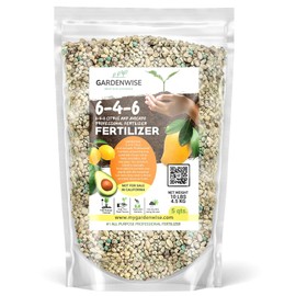 Gardenwise 6-4-6 Avocado and Citrus Tree Professional Fertilizer Plant Food for Outdoor/Indoor Gardening; Quick-Release Nitrogen Fertilizer; Orange, Lime, Avocado and Lemon Tree Fertilizer (5 QUARTS)