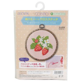 Lecien (Russian) Craft Kit Coloring It Like A Cross Stitch Strawberry 9902