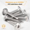 CPROSP Pack of 150 Self-Tapping Screws Stainless Steel M5.5 x