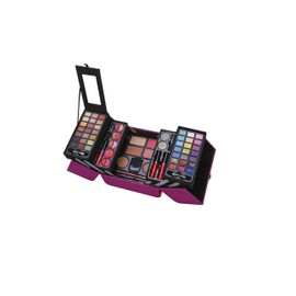 CAMEO EXCLUSIVE MAKEUP GIFT SET B, 5 LAYERS OF EYESHADOWS, LIP-GLOSSES, POWDERS, BLUSHES, CREAMY FOUNDATION BRUSH AND MIRROR INCLUDED