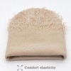 XYIYI Beige Distressed Balaclava Ski Face Mask Full Face Knitted