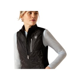 ARIAT Women's Fusion Insulated Vest, Black, Medium