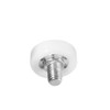 Pack of 10 Threaded Castors, Sliding Castor, Drawer Castor, Plastic