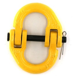 2 - Pack American Standard Hammerlock Connection Link 1/2" - G80 Heavy Duty Chain Link 12000 lbs, 2 - Way Assembly, Ideal for Rigging, Lifting, Towing and Industrial Applications