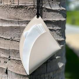 HannaFires 2PCS Leather Coffee Filter Paper Holder – Stylish Storage Sleeve for Coffee Filters Holder for #1/#2/#4/V60, Convenient and Organized Brewing Accessory.