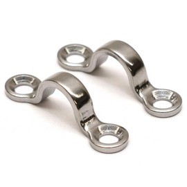 Footman Loops 7165900 | Stainless Steel 1 3/4 x 1/2 Inch (Pair)
