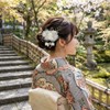 CHENLONB 髪飾り ヘアクリップ 花びら 蝶結び 2点セット可愛い おしゃれ 女の子 ヘアアクセサリー 写真撮影