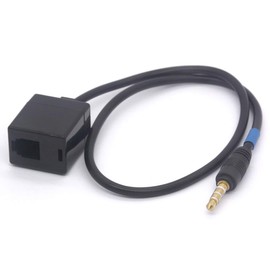 Tomost Headset Buddy RJ9 4P4C Female to 3.5mm Male Phone Adapter Cable for Cisco, Avaya Phone, 40cm