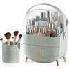 CANITORON Makeup Organizer with 2 Drawers and Brush Storage Box,
