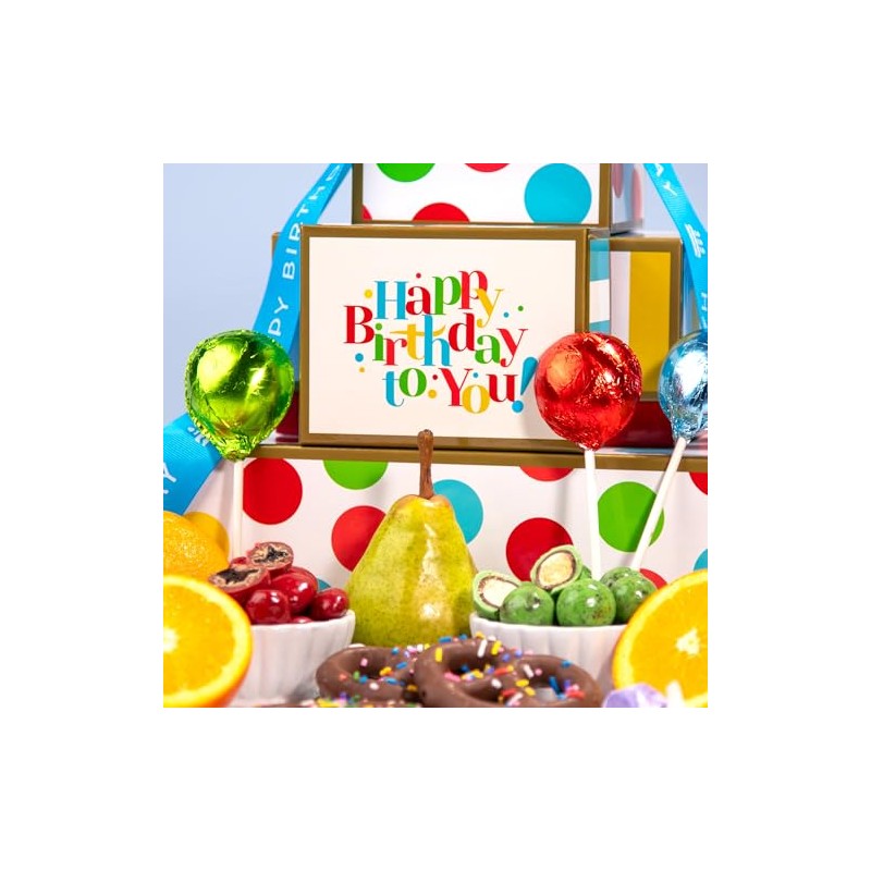 Birthday Fruit & Chocolate Tower