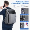 Ponhog 17 Inch Laptop Backpack for Men, Business Travel Anti-Theft