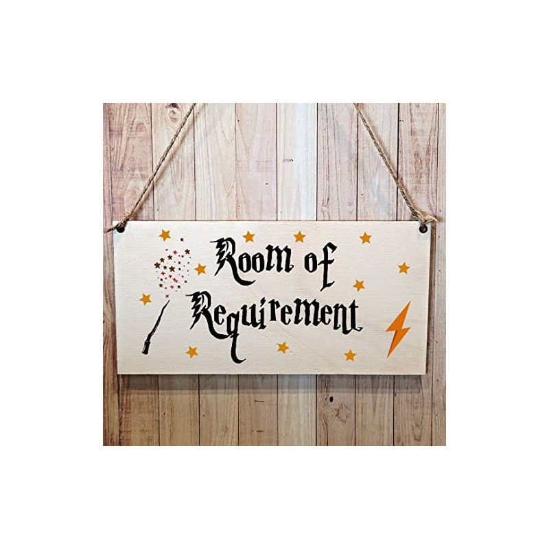Second Ave Wizard Room of Requirement Wooden Hanging Gift Rectangle